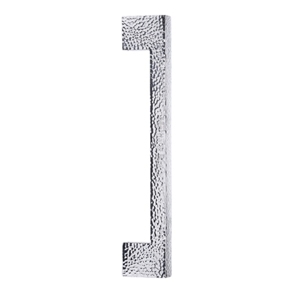 V1395-305-PC � 305mm � Polished Chrome � Heritage Brass Metro Hammered Pull Handle