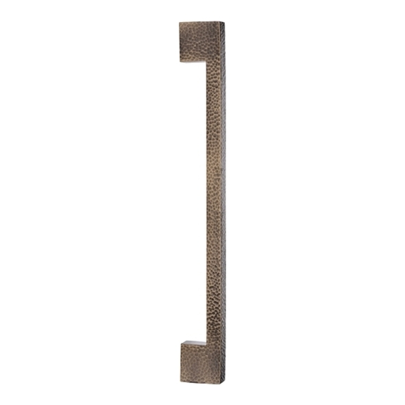 V1395-457-AT � 457mm � Antique Brass � Heritage Brass Metro Hammered Pull Handle