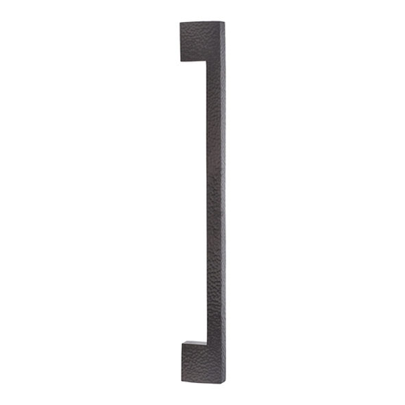 V1395-457-MB � 457mm � Matt Bronze � Heritage Brass Metro Hammered Pull Handle