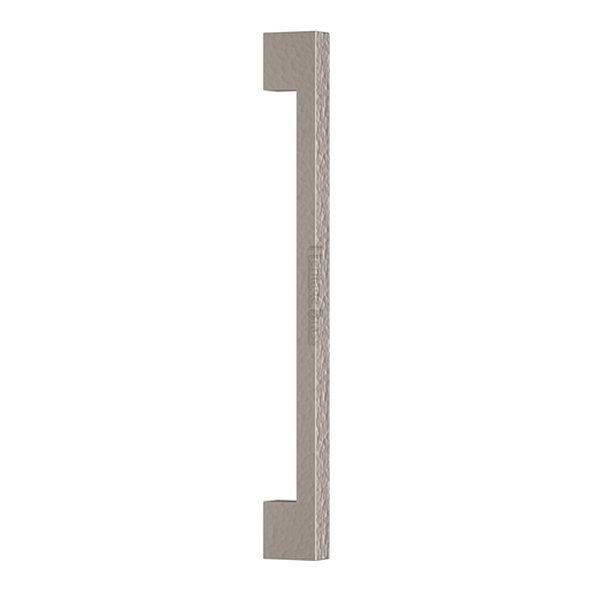 V1395-457-SN � 457mm � Satin Nickel � Heritage Brass Metro Hammered Pull Handle