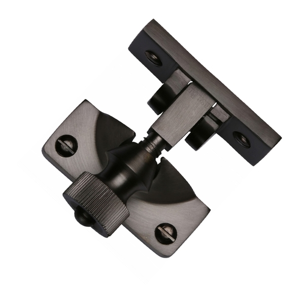 V2055-MB • Non-Locking • Matt Bronze • Heritage Brass Brighton Pattern Sash Fastener