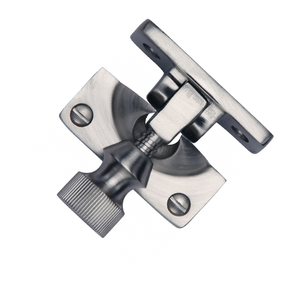 V2055-SC • Non-Locking • Satin Chrome • Heritage Brass Brighton Pattern Sash Fastener