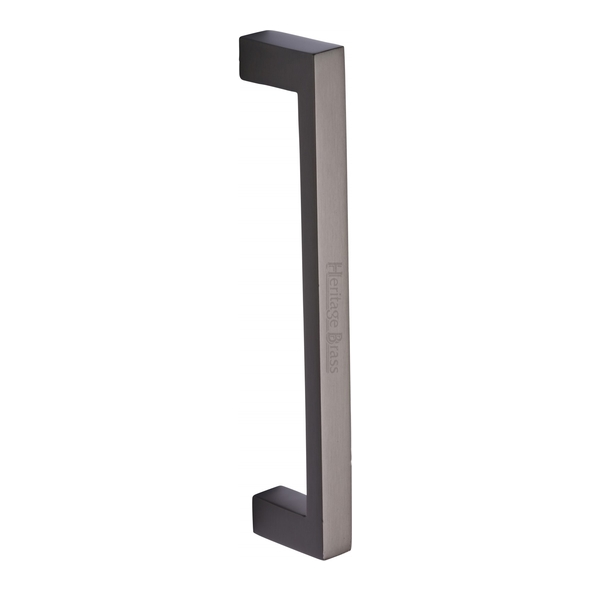 V2056-MB • 245mm • Matt Bronze • Heritage Brass Square Section Bolt Fixing Pull Handle