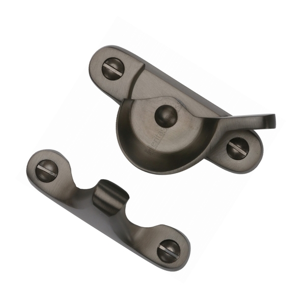 V2060-MB • Non-Locking • Matt Bronze • Heritage Brass Fitch Sash Fastener