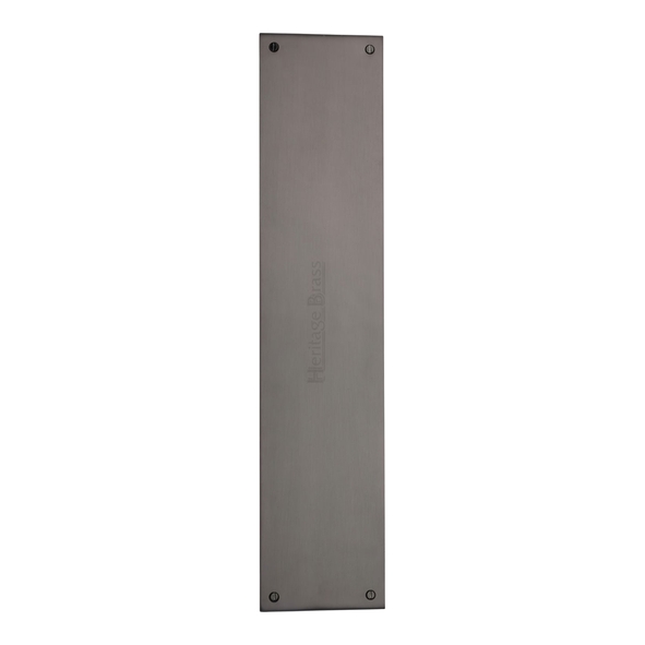 V740 350-MB  350 x 076mm  Matt Bronze  Heritage Brass Rectangular Finger Plate