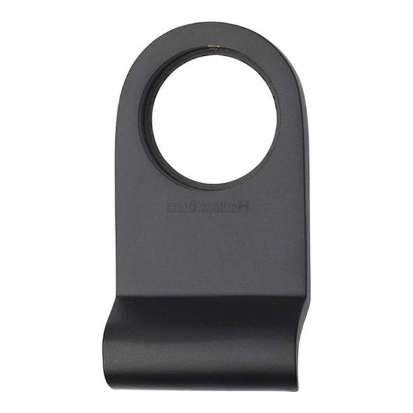 V930-BKMT  Matt Black  Heritage Brass Contemporary Arched Head Rim Cylinder Pull
