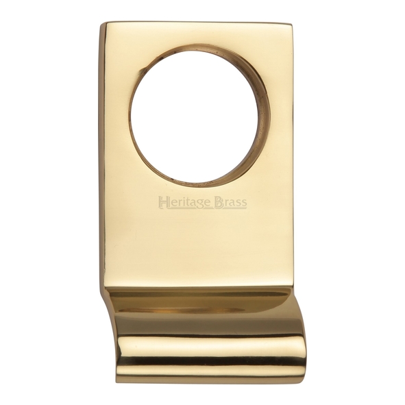 V933-PB • Polished Brass • Heritage Brass Contemporary Square Head Rim Cylinder Pull