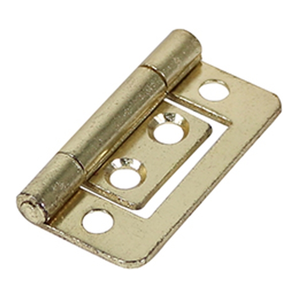 105-040-EB  038 x 15 x 09mm  Electro Brassed [7.5kg]  Flush Cabinet Hinges