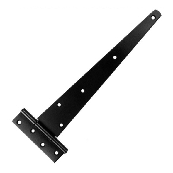 120-250-BL  250mm  Black [Up to 600mm wide leaf]  Strong Steel Tee Hinges