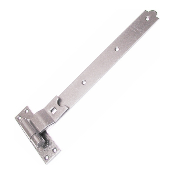 130-0250-GA  0250mm  Galvanised [500 - 750mm wide leaf]  Cranked Steel Hook & Band Hinges