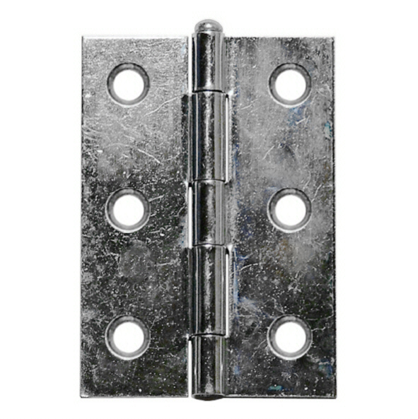 1840-075-ZP • 075 x 049mm • Zinc Plated [25kg] • Cranked Loose Pin Square Corner Steel Butt Hinges
