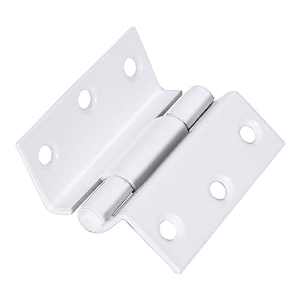 1951-065-WH  065mm  White [12.5kg]  Stormproof Steel Window Hinges