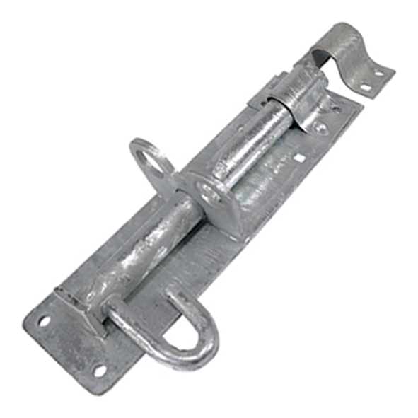 1A-200-ZP  200mm  Galvanised  Padlock Door Bolt