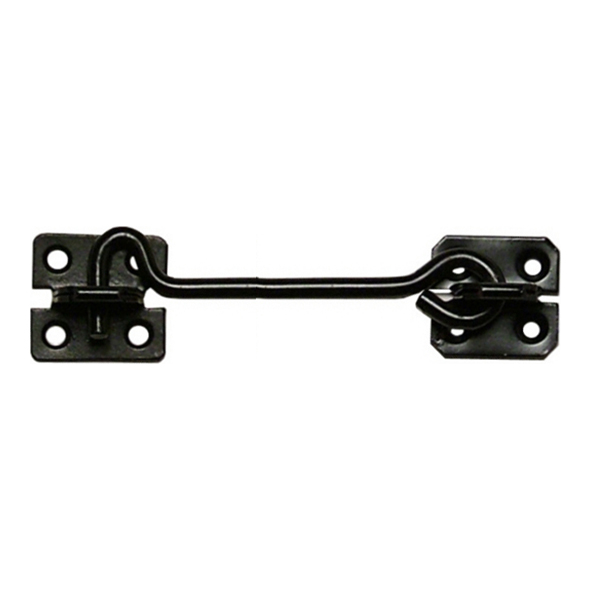 2814-100-BL  100mm  Black  Straight Cabin Hook