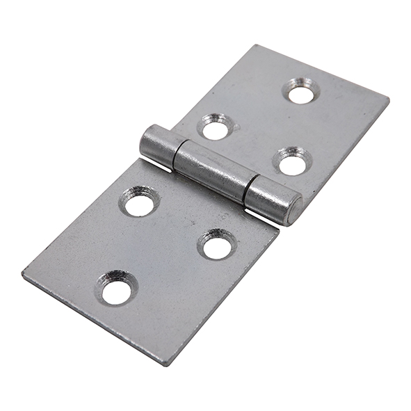 404-038-ZP  038 x 086mm  Zinc Plated [12.5kg]  Uncranked Steel Backflap Hinges