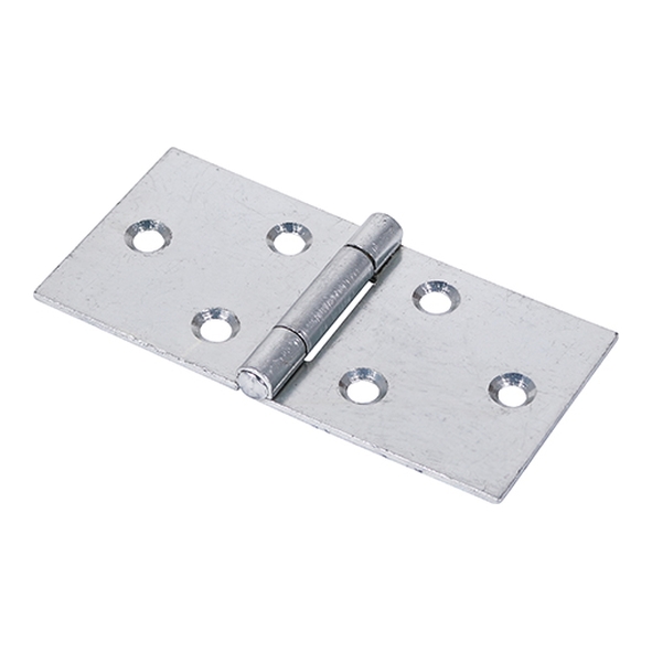 404-050-ZP  050 x 106mm  Zinc Plated [17.5kg]  Uncranked Steel Backflap Hinges