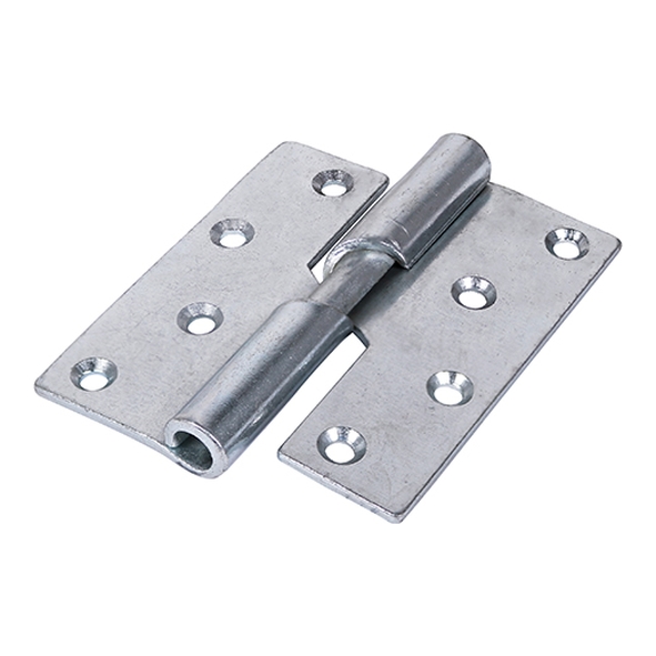 466L-100-ZP  100 x 086mm  Left  Zinc Plated [55kg]  Rising Steel Butt Hinges