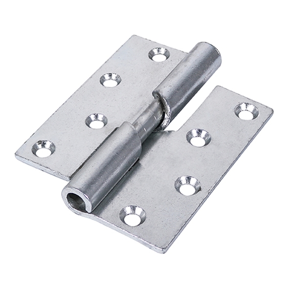 466R-100-ZP  100 x 086mm  Right  Zinc Plated [55kg]  Rising Steel Butt Hinges