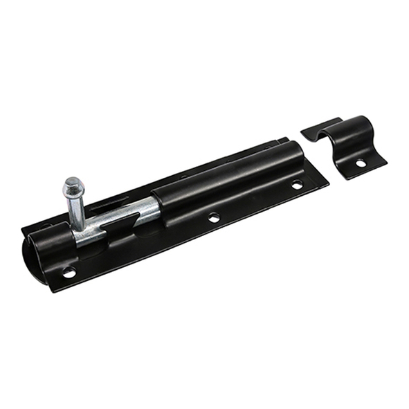 923A-150-BL  150mm  Black  Straight Tower Bolt