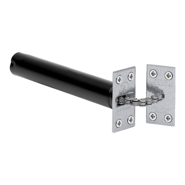 R2.SCP • Square Plate • Satin Chrome • Perko Single Chain Concealed Door Closer