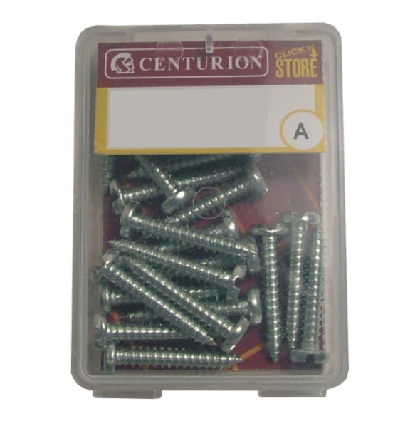 Pre-Packed Pan Head Slotted ZINC PLATED Self Tapping Screws