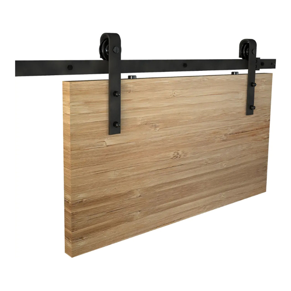 Rea Side Mounted Rustic Black Single Track Up To 100kg Door Leaf