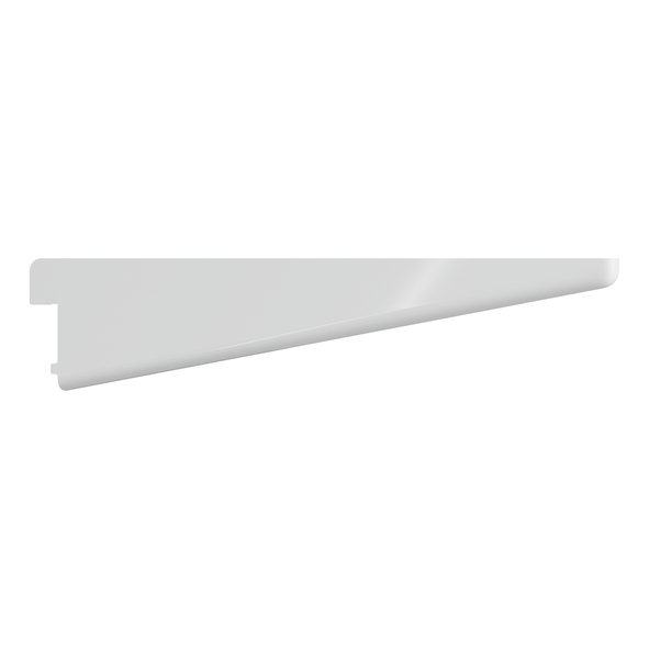 TSBW06  170mm  White  Rothley Anti-Bacterial Twin Slot Shelf Bracket