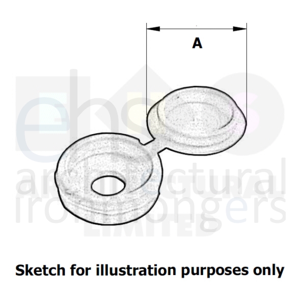 958P.20800.634  Beige  Hinged Screw Caps