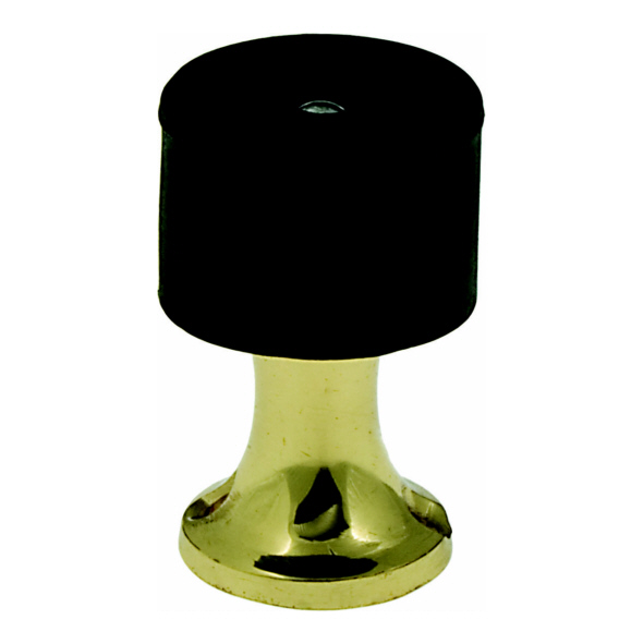 1704.1 • 056mm • Polished Brass • Floor Mounted Raised Pedestal Door Stop
