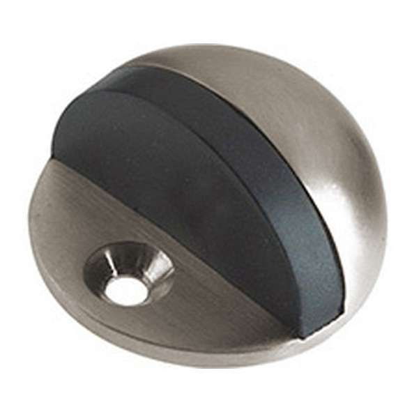 1705.5  024mm  Satin Nickel on Alloy  Floor Mounted Oval Door Stop