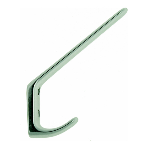 4302  Satin Aluminium  Cast Hat & Coat Hook