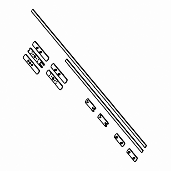 PH6550320-21  Patch For Panic Bolt  Silver  To Suit Modular Panic Device