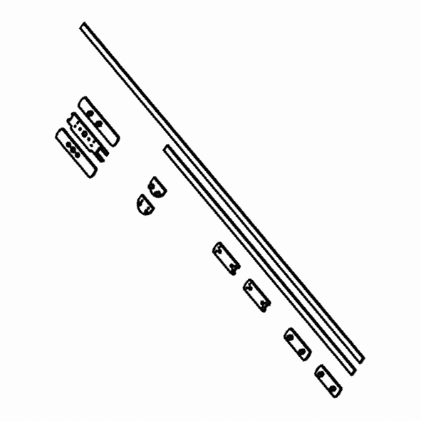 PH6T50320-21  Patch For Panic Bolt  Silver  To Suit Touchbar Panic Device