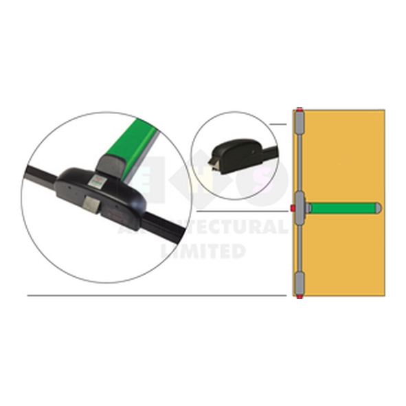 Motorised Three Point Touchbar Panic Bolt