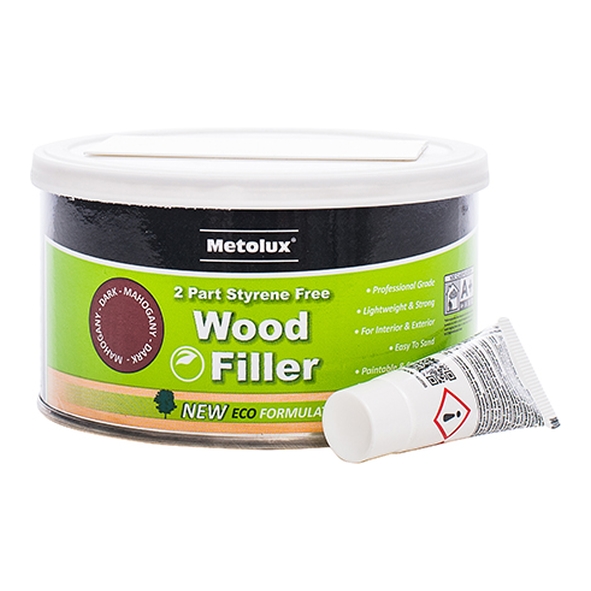 2PWOOD-DKMAH  275ml  Dark Mahogany  Two Part High Performance Wood Filler