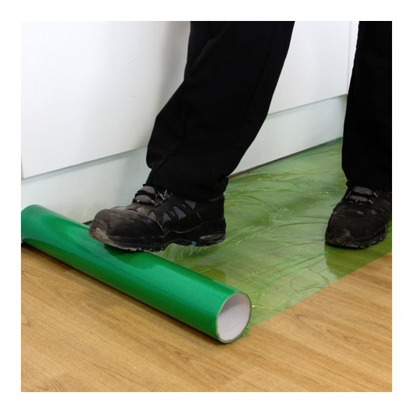 FILM-HARD-25  25m x 600mm  Self Adhesive Protective Film For Hard Floors