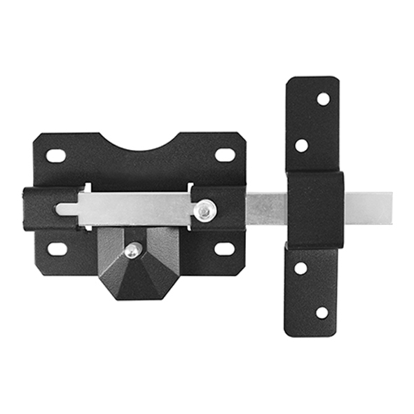 GLS50  50mm Projection Cylinder  To Differ  Rim Gate Lock With Key Outside and Slide Bolt Inside