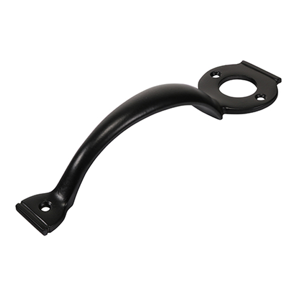 427258  220mm  Black  Pull Handle To Suit Rim Gate Locks