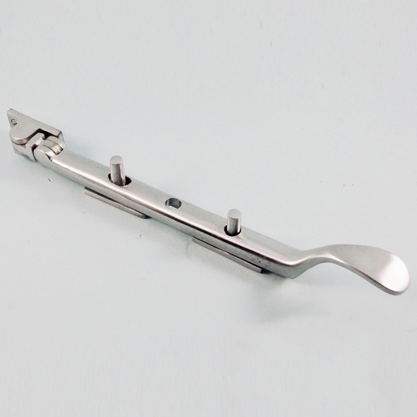 THD133/SCP  200mm  Satin Chrome  Spoon End Casement Stay