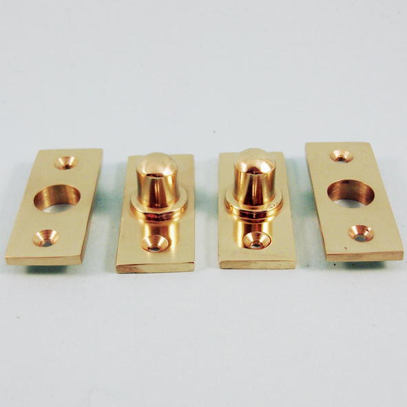 THD137/PB • Polished Brass • Traditional Fixed Fanlight Pivots