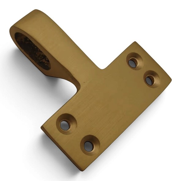 THD143/SB � Satin Brass � Heavy Duty Flat Sash Eye