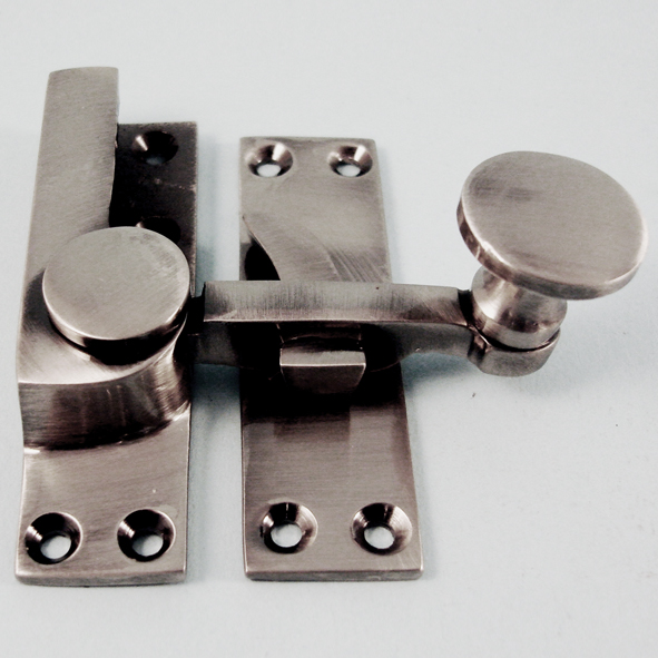 THD158/AN  Non-Locking  Antique Nickel  Quadrant Round Knob Sash Fastener