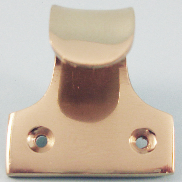 THD164/PB  Polished Brass  Plain Hook Pattern Cast Sash Lift