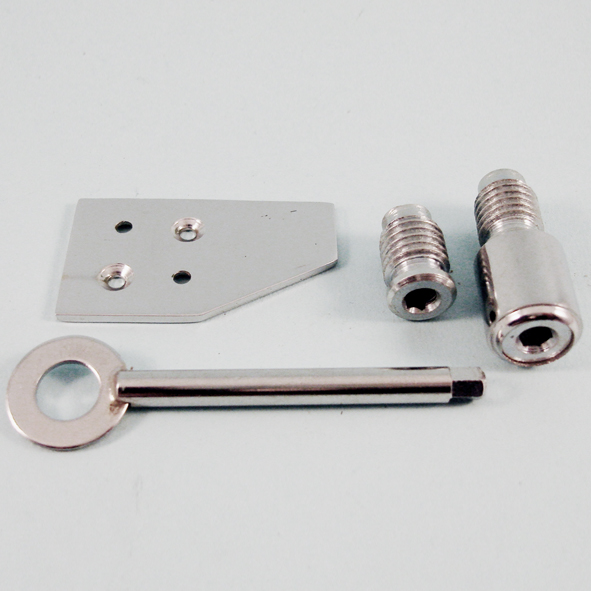 THD195/CP  019mm  Polished Chrome  Surface Sash Stop