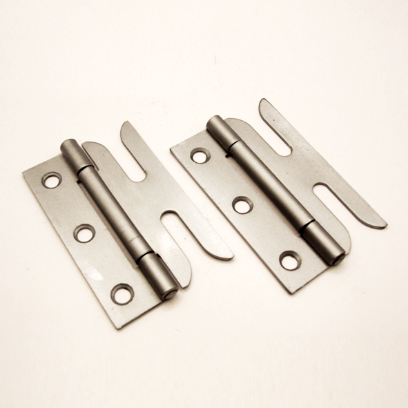 THD221/SCP  075mm  Satin Chrome [17.5kg]   Unwashered Steel Simplex Slotted Hinges