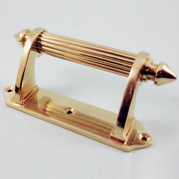 THD238/PB  116 x 27mm  Polished Brass  Victorian Sash Lift Handle