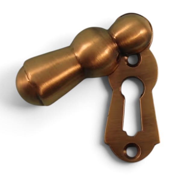 PDF1026/AB  Antique Brass  Period Plain Covered Escutcheon