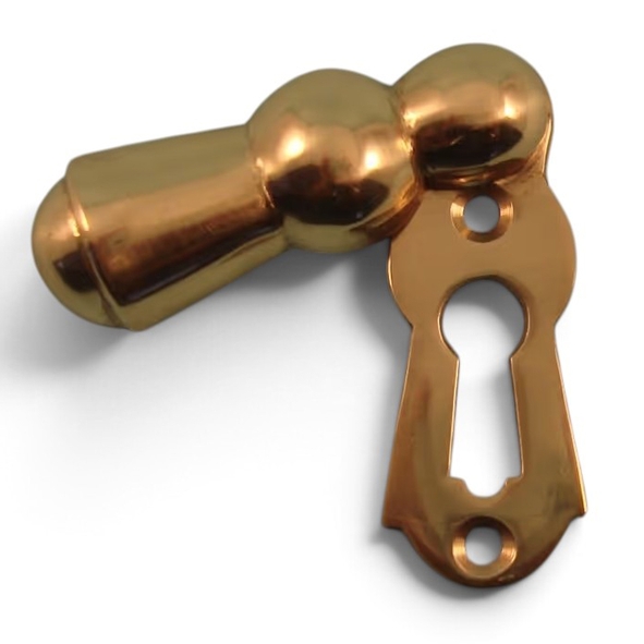 PDF1026/PB  Polished Brass  Period Plain Covered Escutcheon