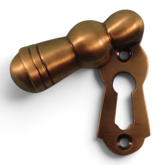 PDF1027/AB  Antique Brass  Period Lined Covered Escutcheon