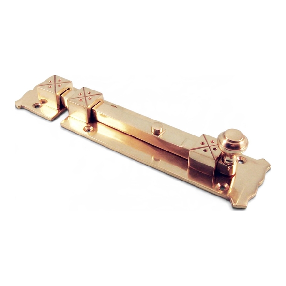 PDF1050/PB � 160mm � Polished Brass � Period Door Bolt